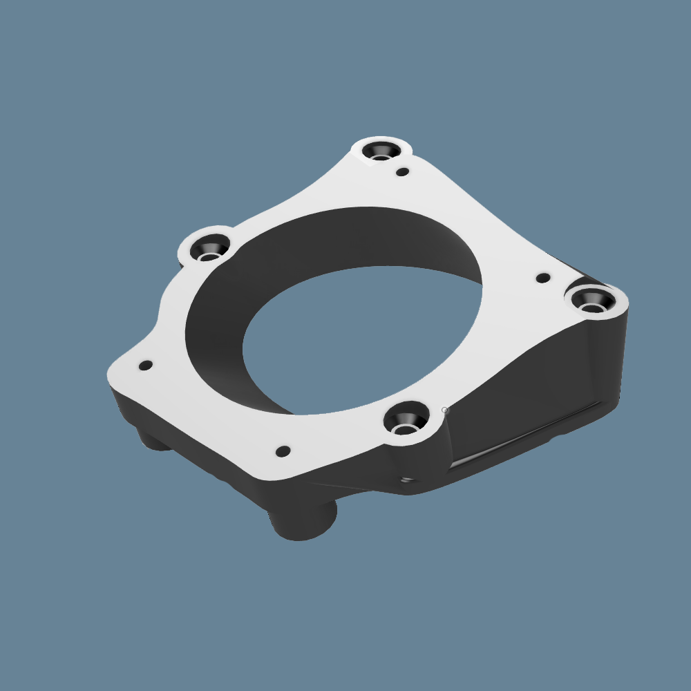 LS430 to TVS1900 throttle body adaptor